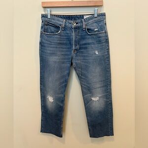 rag & bone Rosa Mid Rise Boyfriend Jeans Size